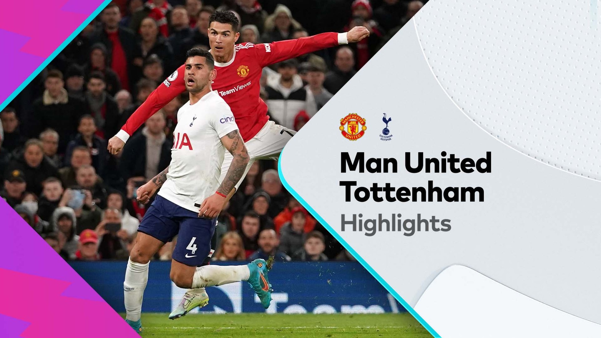 Highlights: Manchester United v Tottenham Hotspur-Premier ...